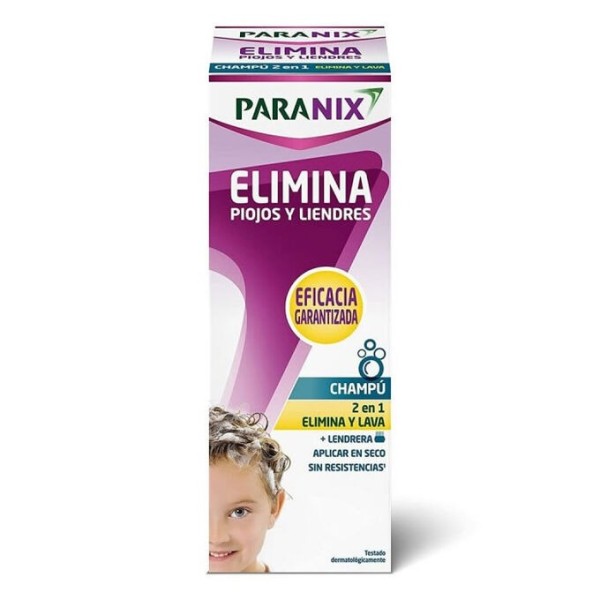 Paranix Elimina Piojos y Liendres Champú 200 ml 